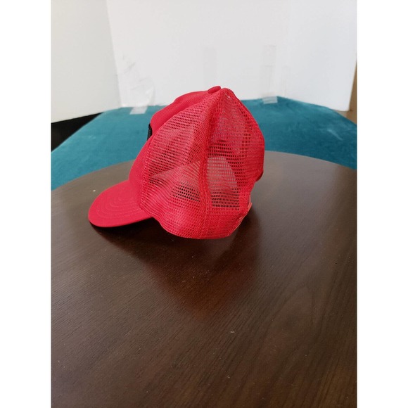 VINTAGE Safety Kleen Hat Cap One Size Red Adjustable Snapback Adult Cotton USA - Picture 5 of 8